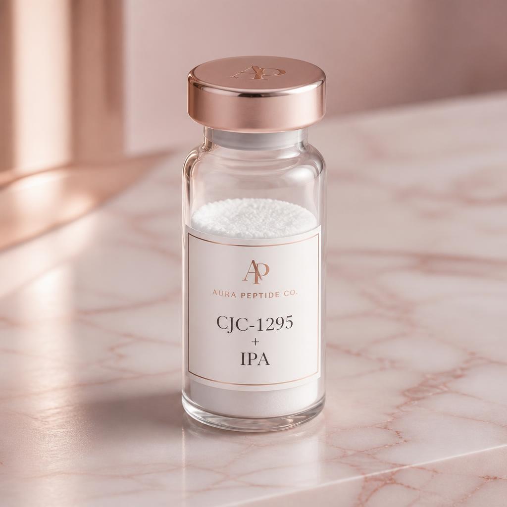 CJC-1295 NO DAC + IPA research peptide vial