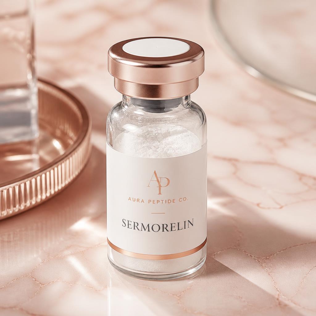 Sermorelin 5mg research peptide vial